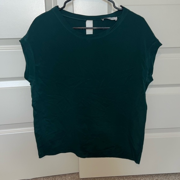 Sandro Emerald Blouse with back Keyhole - Picture 1 of 3